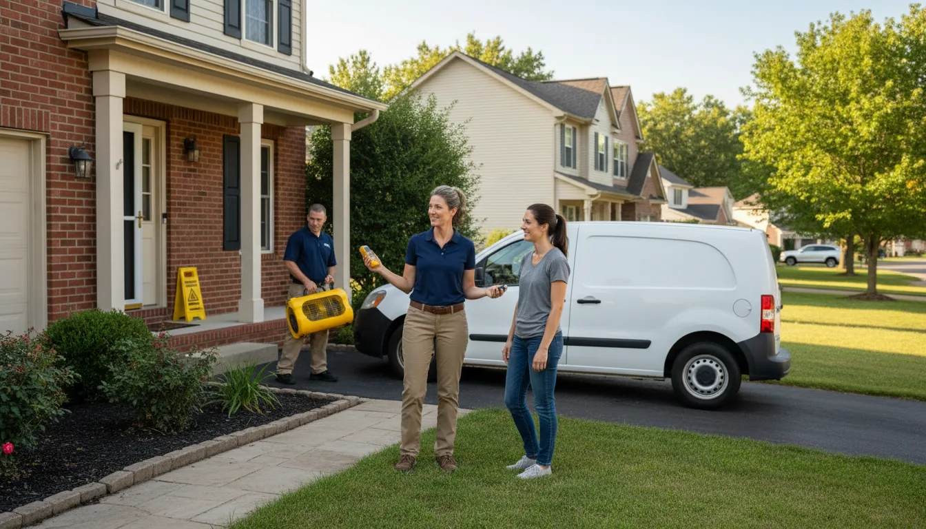 Residential water damage restoration in Snyder, NE